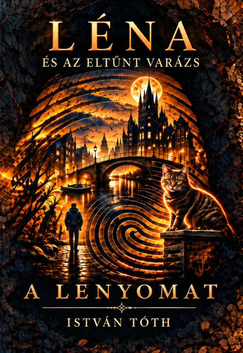 Léna és az eltűnt varázs – A Lenyomat könyvborítója